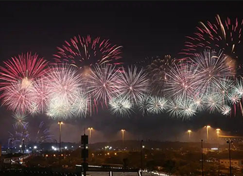 沧州焰火晚会